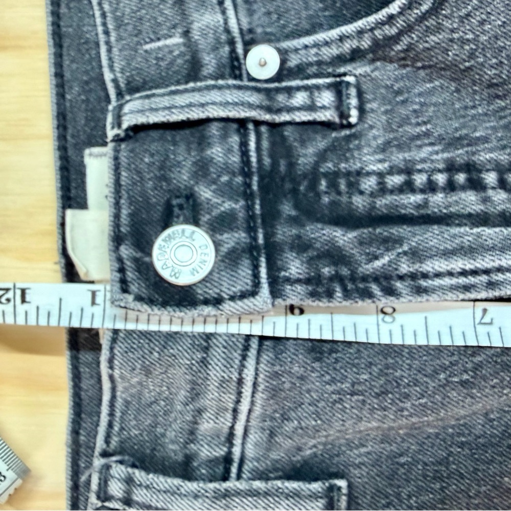 Madewell The Perfect Vintage Jean Black Wash High Rise Size 23 - Picture 11 of 12